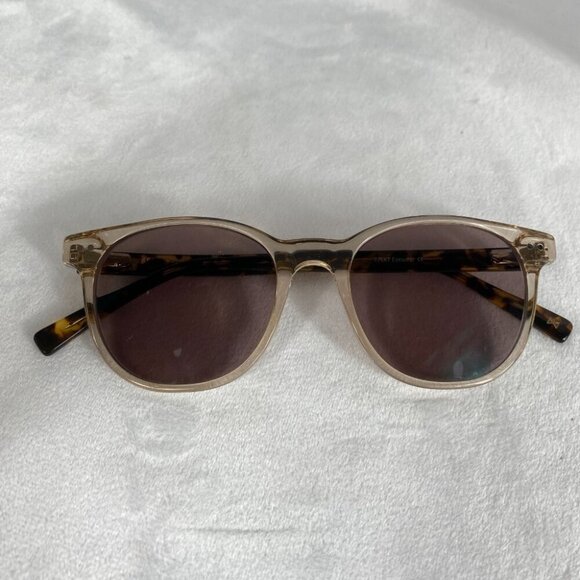 RFLKT Eyewear Sol 51-19-148 C2 Round Champagne Acetate Designer Sunglasses - Picture 8 of 9